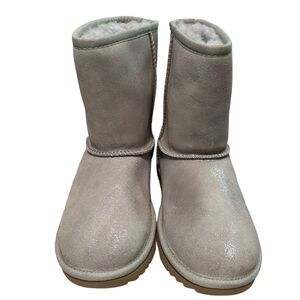 UGG Kids Classic II Shimmer Metallic with Original Box